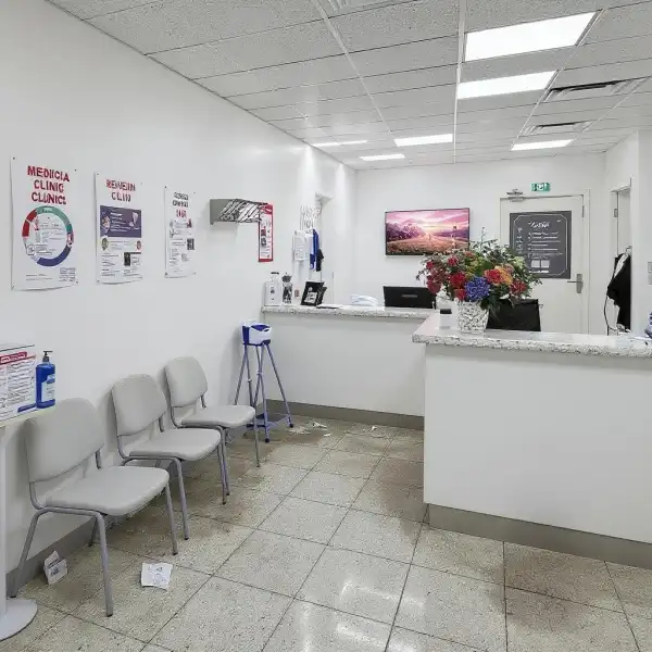 Частная клиника после рабочего дня - до уборки